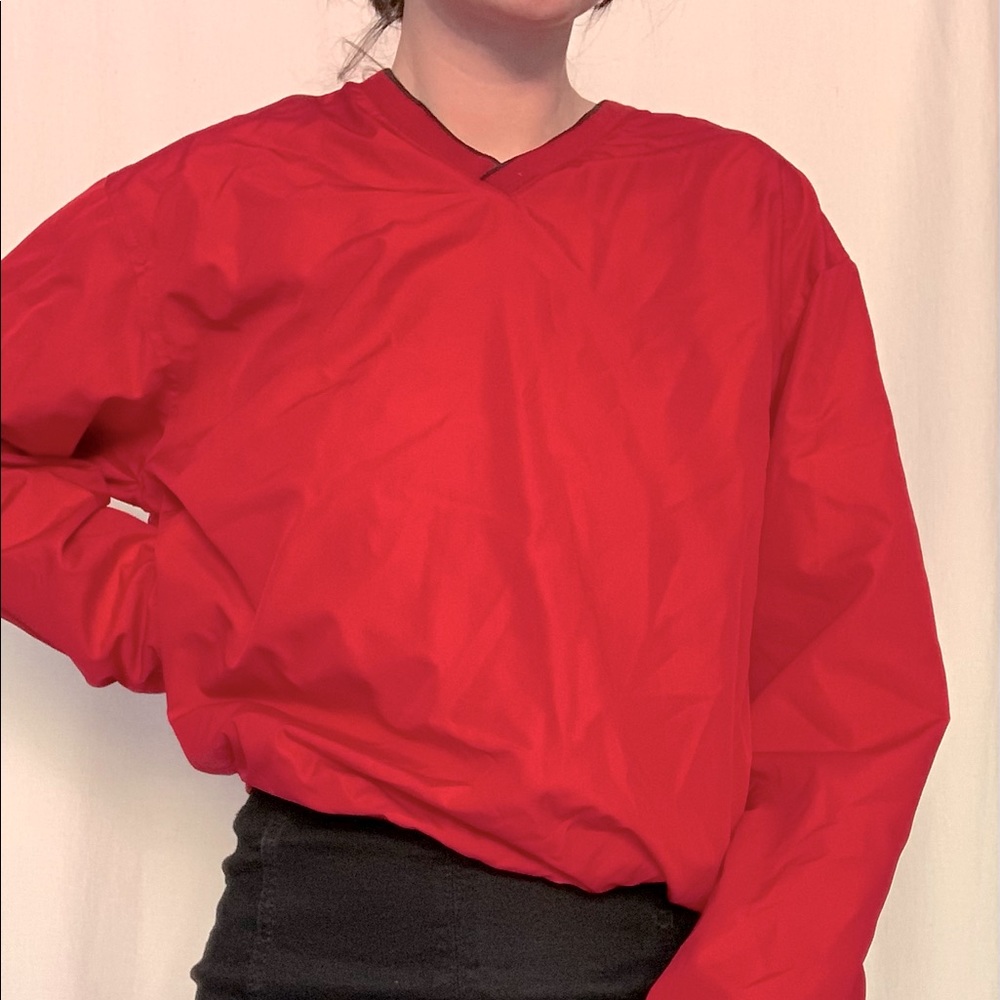Red 80’s Bomber Jacket